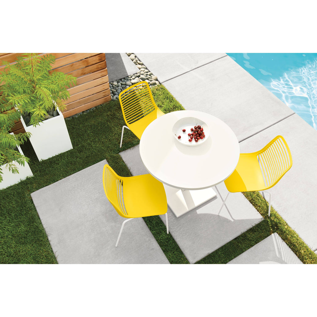 Grey Mini Patio Side Chair N145