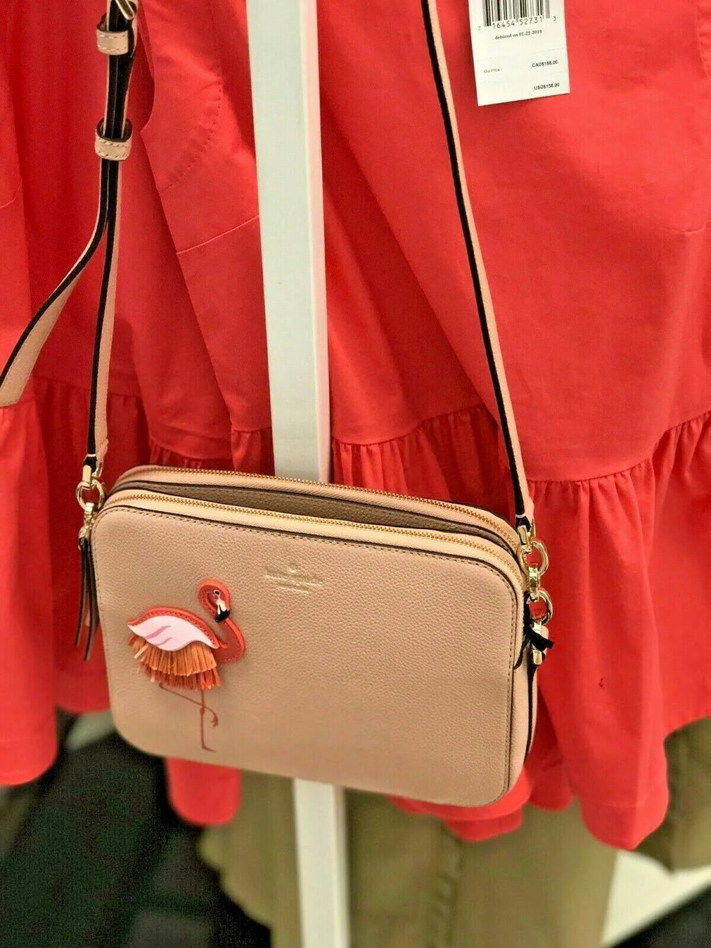 Flamingo Crossbody Camera Bag D2538