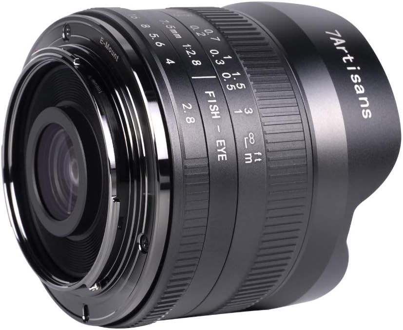 7.5mm F2.8 II Fisheye Lens APS-C 190° Ultra Wide Angle Manual Fixed Lens J99599