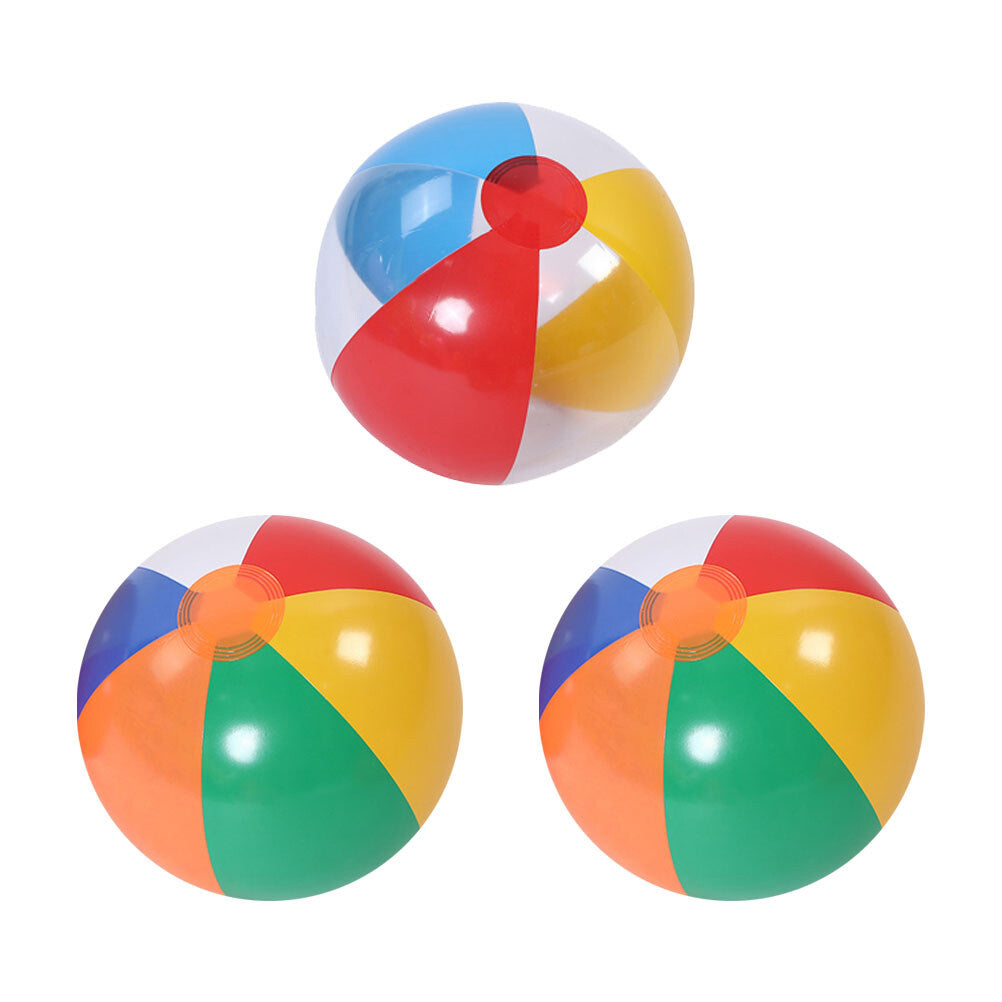 3Pcs Inflatable Beach Ball Pool Summer Water Toy T18377