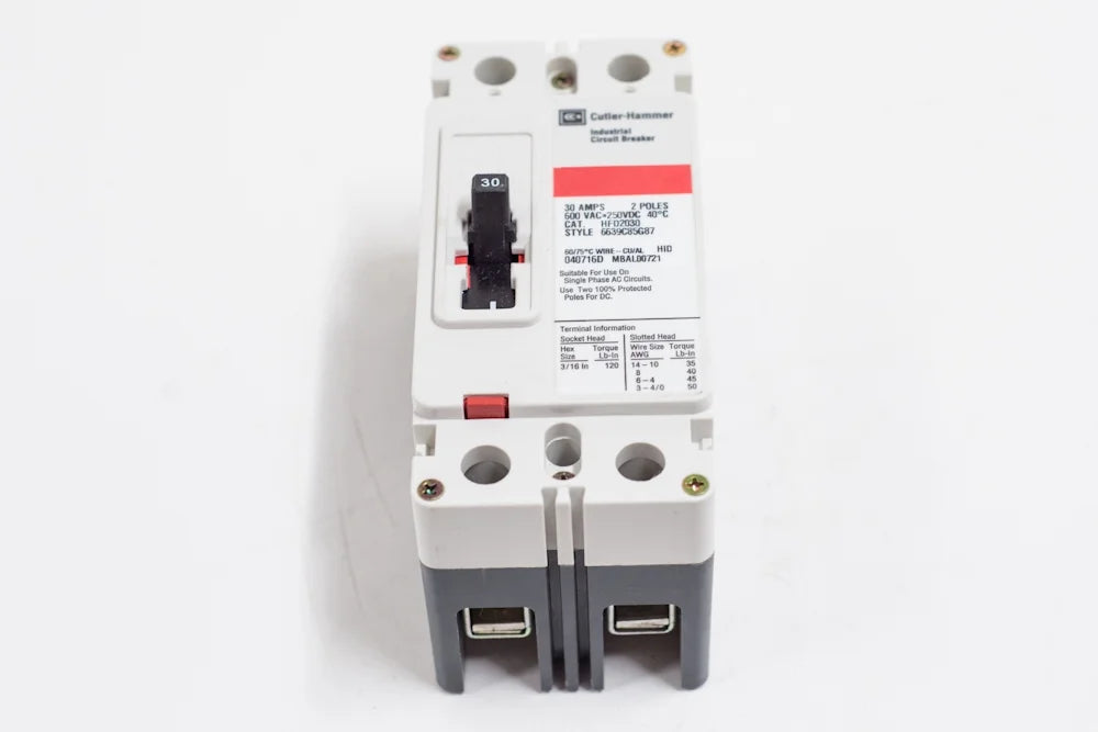 F-FRAME MOLDED CASE CIRCUIT BREAKER 50A 2P Y293