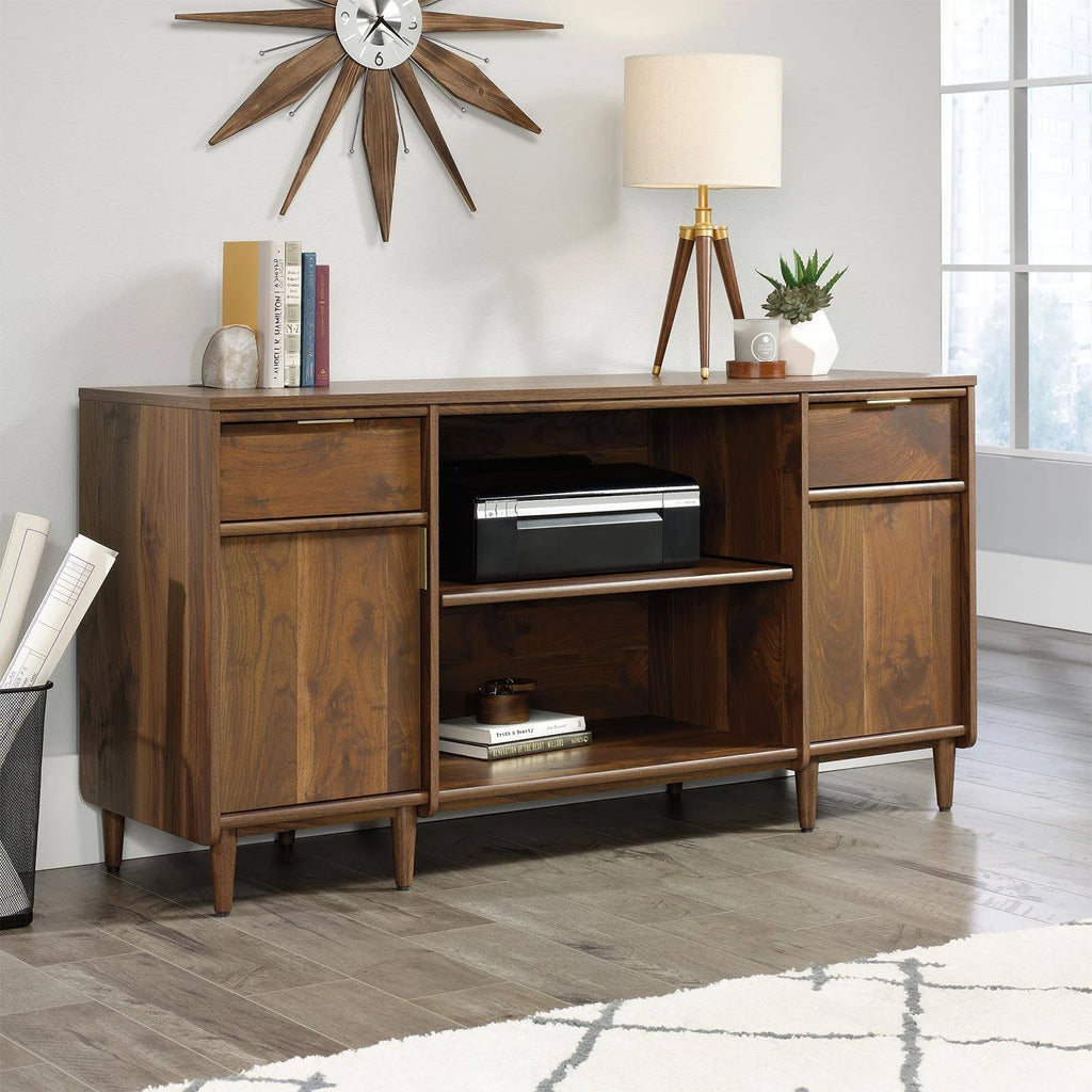 Grand Walnut Storage Credenza L15757