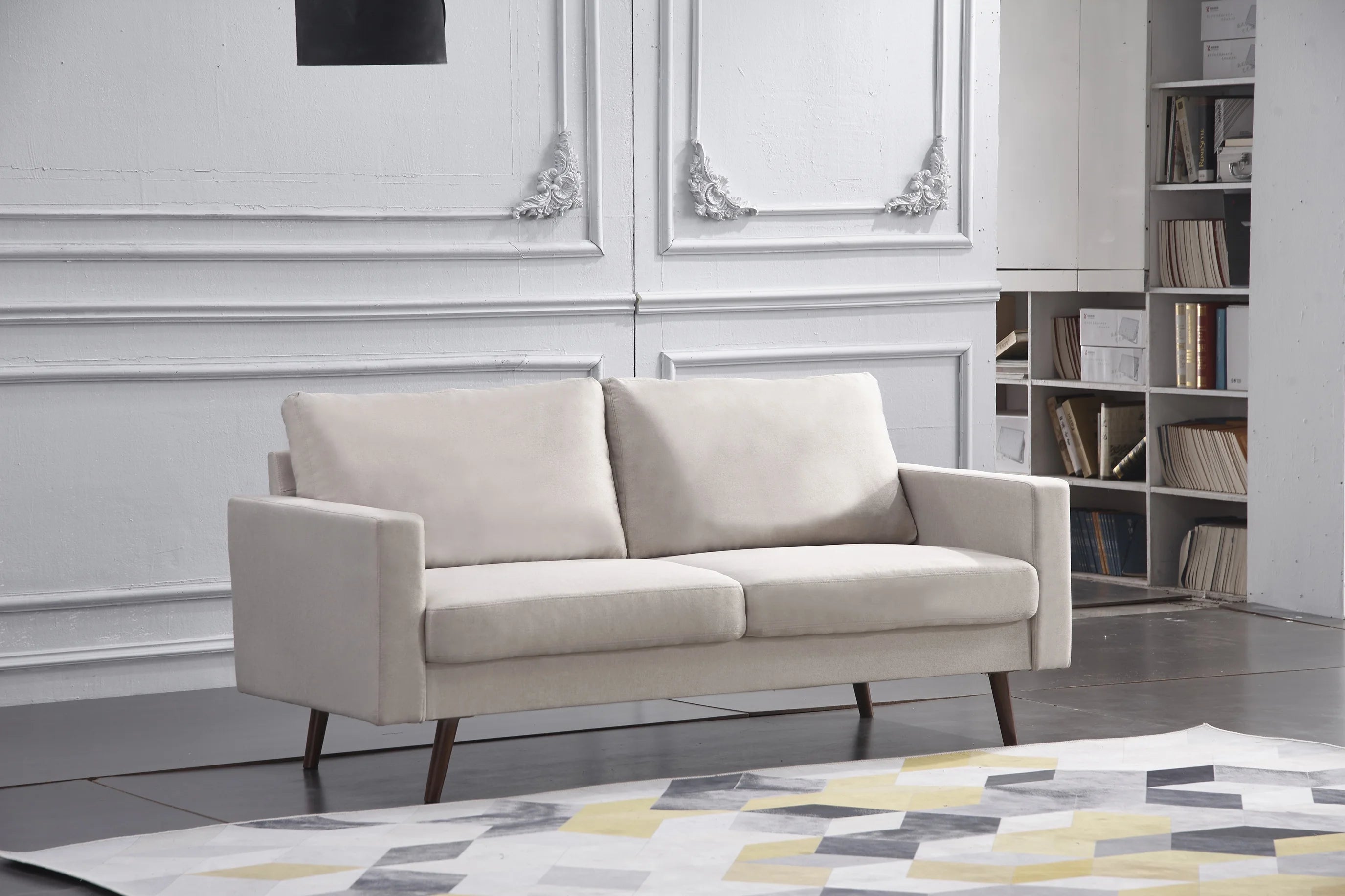 Beige Fabric Sofa N984073