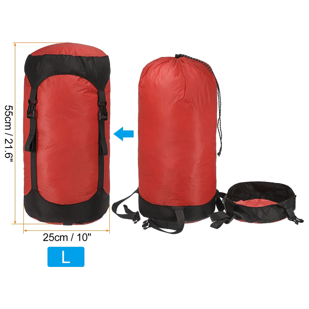 Red 25L Waterproof Compression Stuff Sack A140242