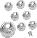 8 Keyed Alike Stainless Steel Padlocks R438623