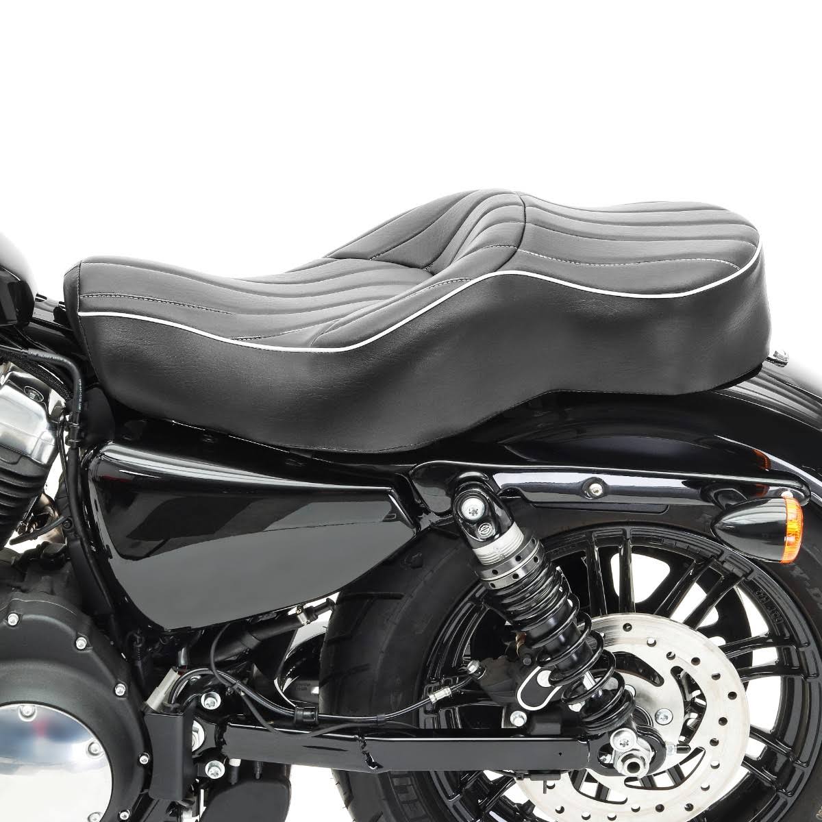 Motorcycle Seat 2-Up Driver Passenger N628