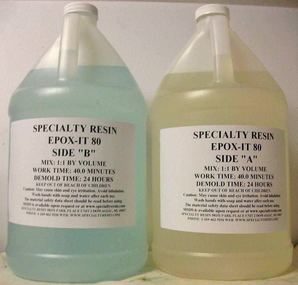 Clear Epoxy Resin for Table Tops, Gloss Coating, Casting ( 2 Gallons ) S169685
