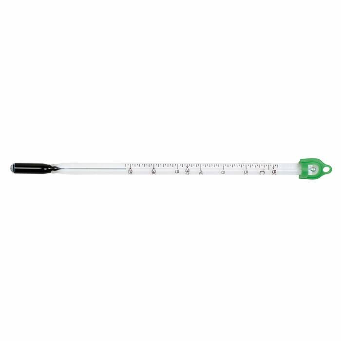 24 to 57C 35mm Immersion Enviro-Safe Non-Toxic Liquid-In-Glass Thermometer R58521