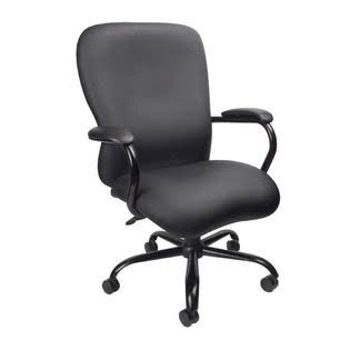 Black Heavy Duty 350 lbs. Caressoft Plus Chair L60100