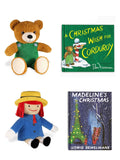Corduroy Bear Doll With Christmas Books Plush 12” B139009
