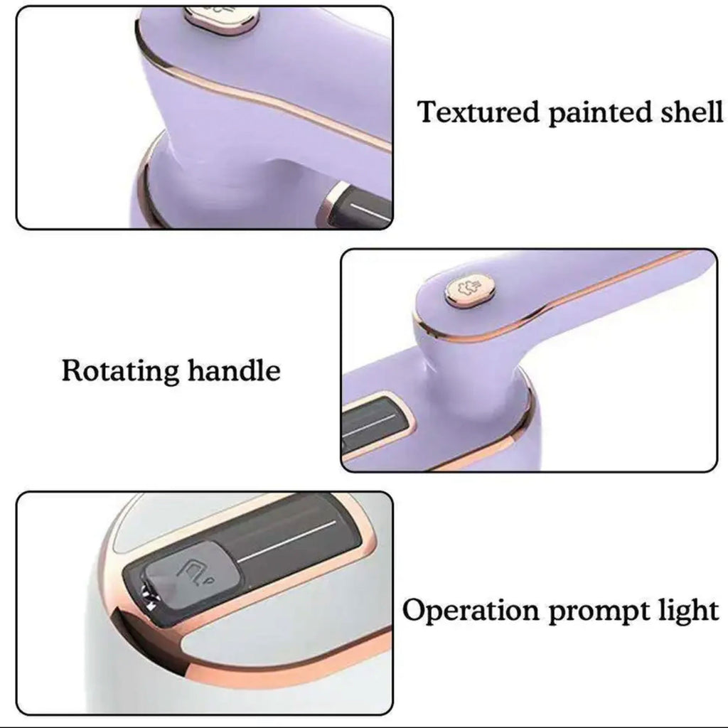 Purple Mini Handheld Travel Steamer Iron for Clothes S777496