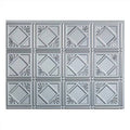Vinyl Backsplash Panel in Argent Silver (Pack of 5) J2406