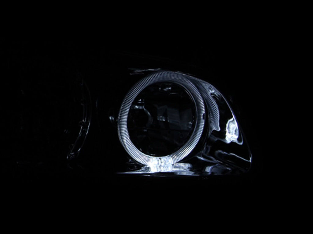 Black Halo Crystal Headlights for 2000-2001 Toyota Camry V4328