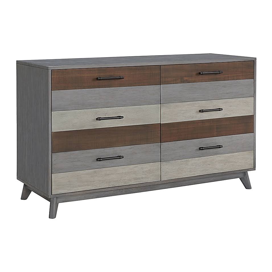 Grey 6-Drawer Dresser V634977