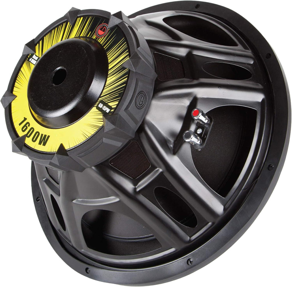 Pair of 15 Inches Car Audio Subwoofer 3200 Watts Peak Power Dual Voice Configuration 4 Ohm H78929