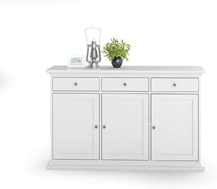 White 3 Door 3 Drawer Sideboard Cabinet C901233