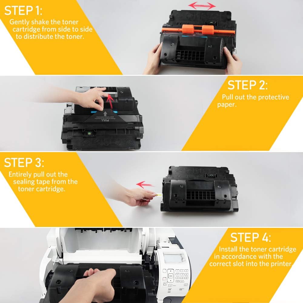 Compatible 90X High Yield Black Toner Cartridge V565450