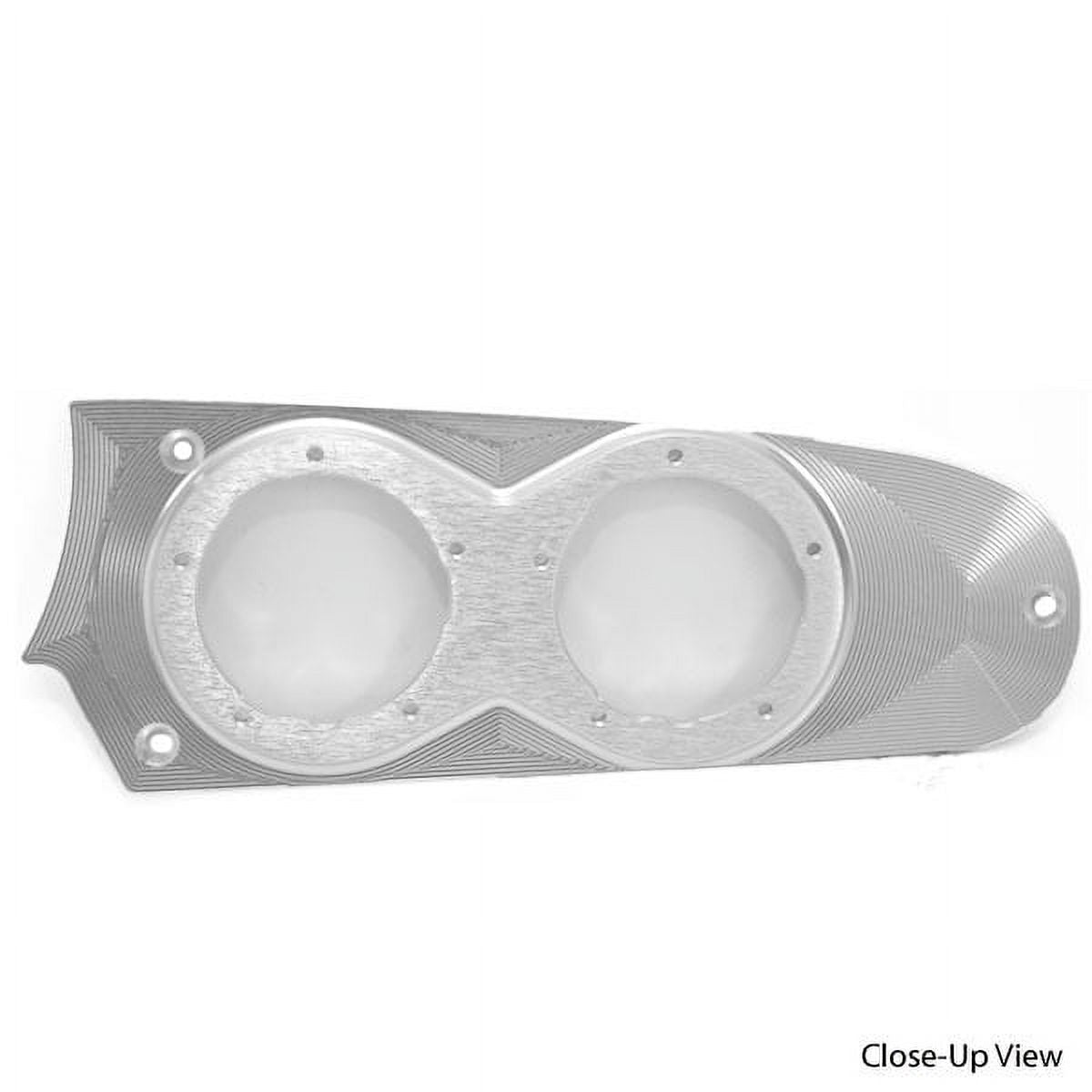 Aluminum Marine Boat Gauge Plates with Bezels Y6768