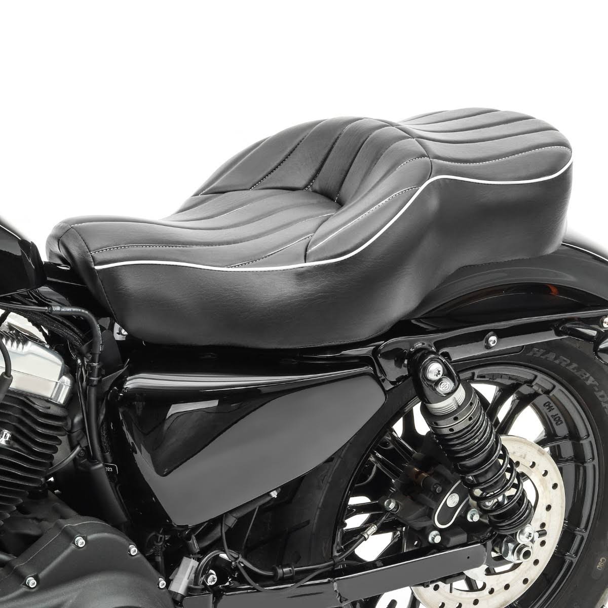 Motorcycle Seat 2-Up Driver Passenger N628