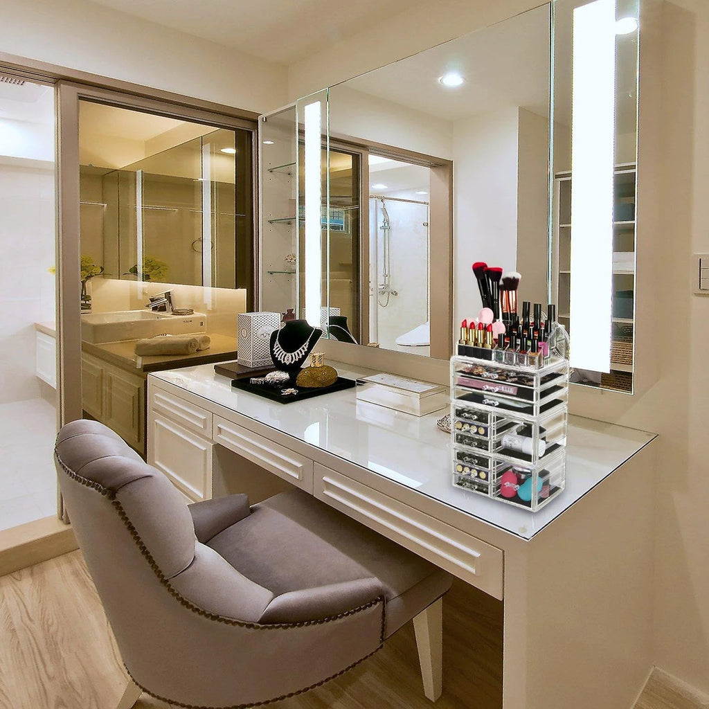 Transparent Makeup Organizer with Drawers P2570