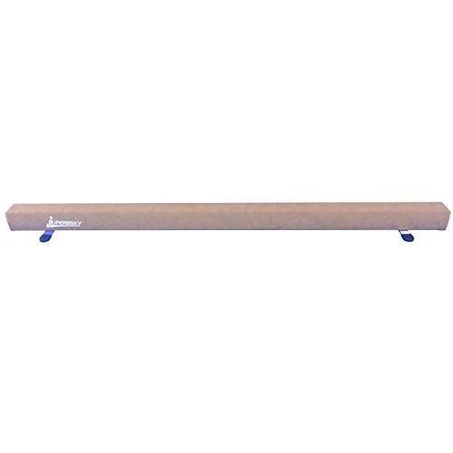 Tan Suede Wood Balance Beam 8-Feet T719514