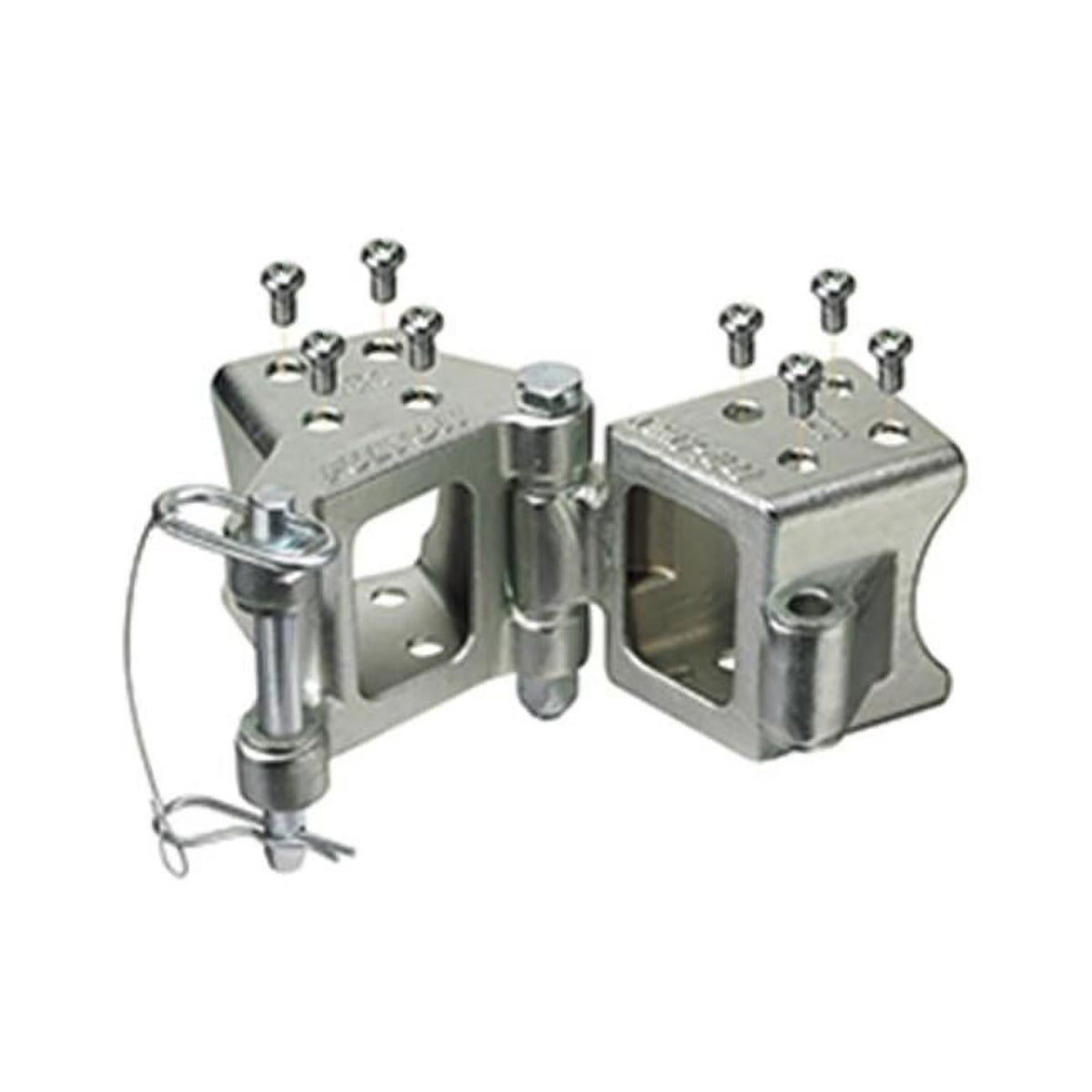 Fold-Away Bolt-On Hinge Kit 3 x 3 In. Trailer Beam Zinc Finish E512867