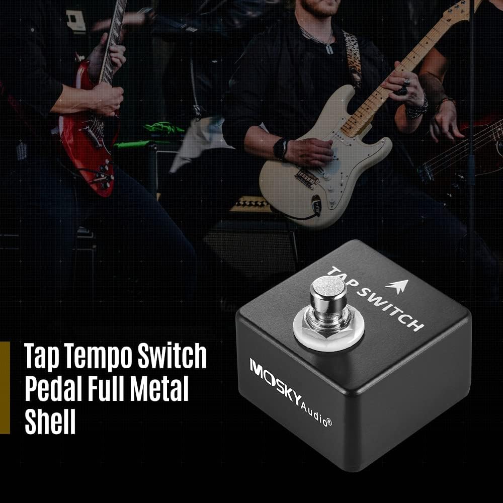 Full Metal Shell Tap Tempo Switch Pedal C89958