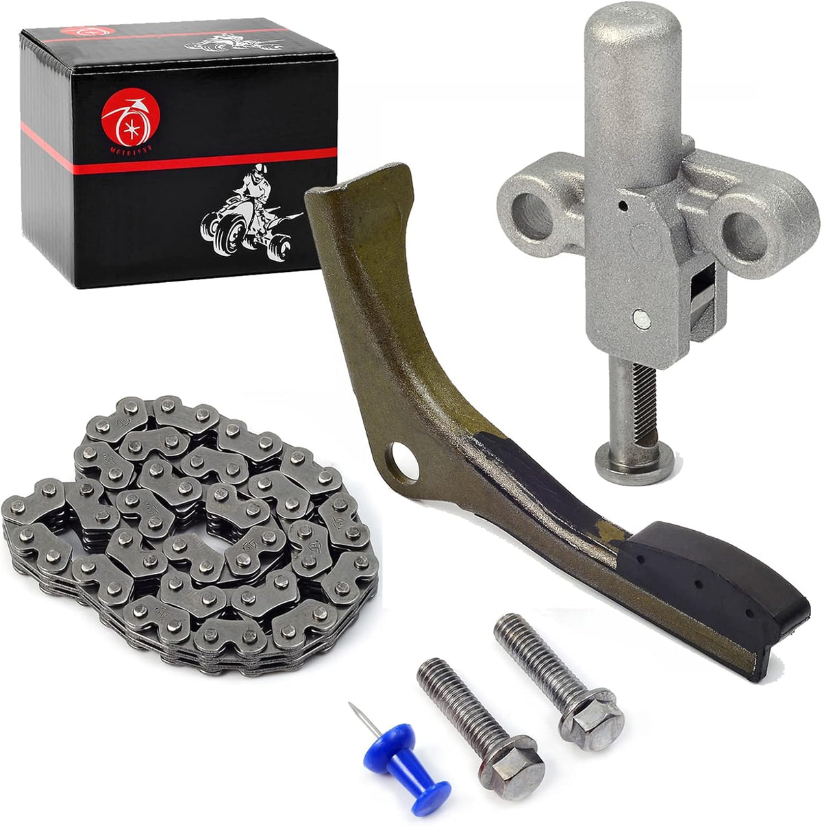 Cam Timing Chain & Tensioner Arm and Guide Pack of 2 N87075