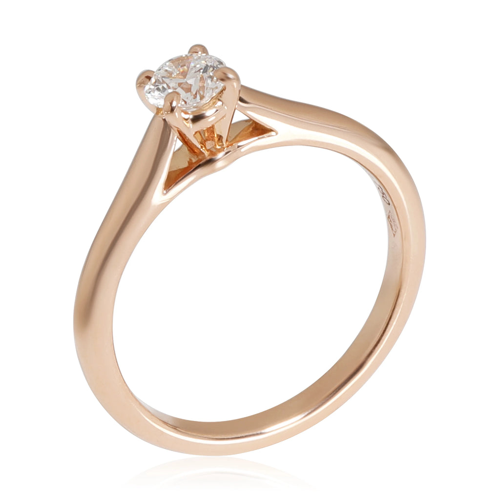 Diamond Solitaire Ring in 18K Rose Gold 0.25 CTW R2241