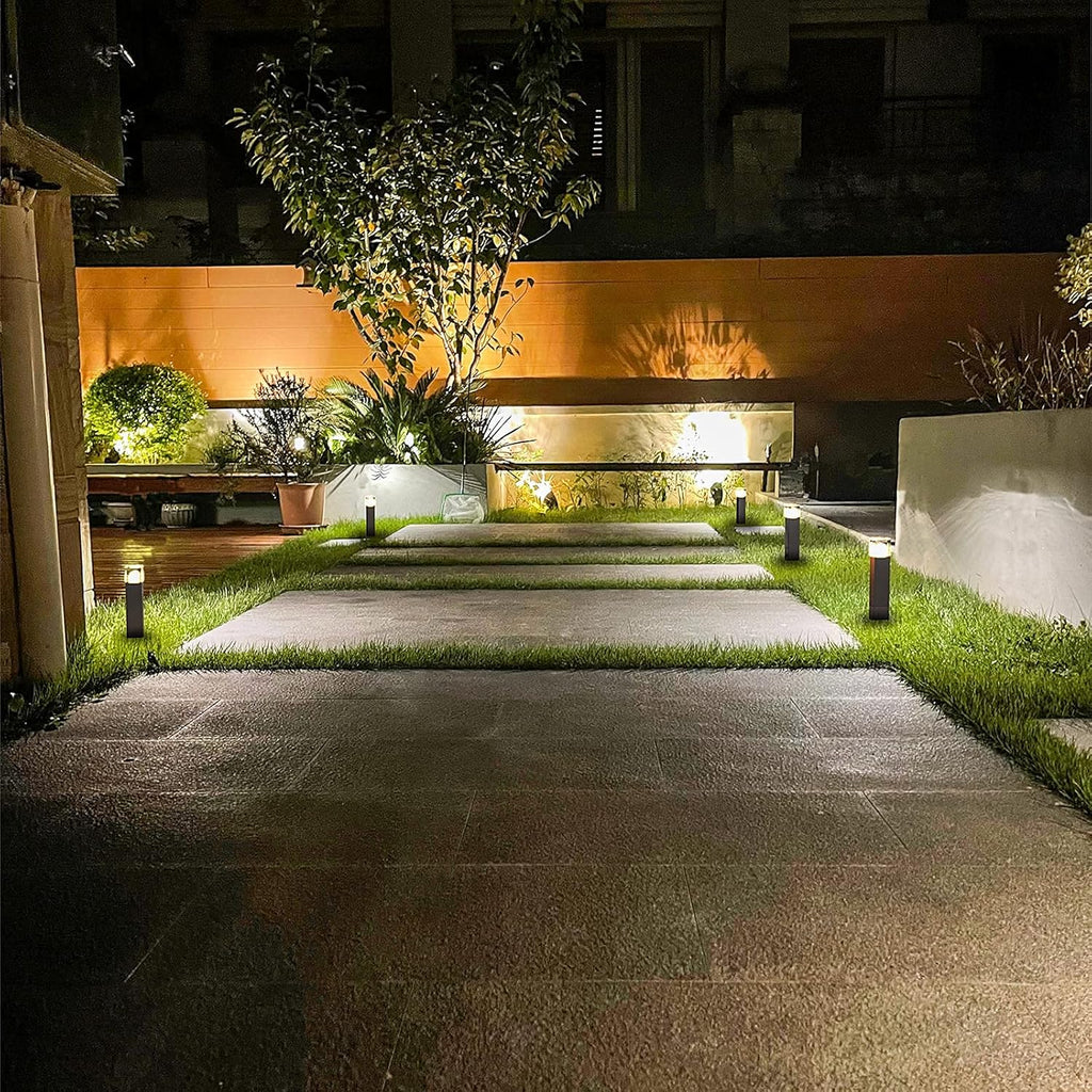 2W LED Pathway Lights Die-Cast Aluminum Warm White 8Pack Q590699
