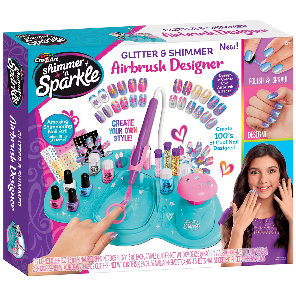 Glitter & Shimmer Airbrush Designer for Nail Art U792