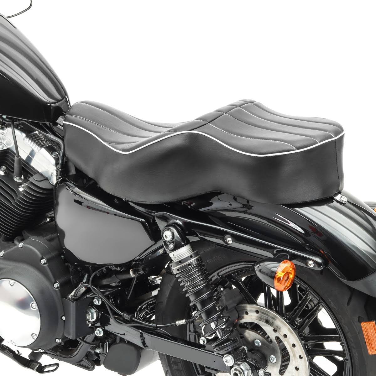 Motorcycle Seat 2-Up Driver Passenger N628