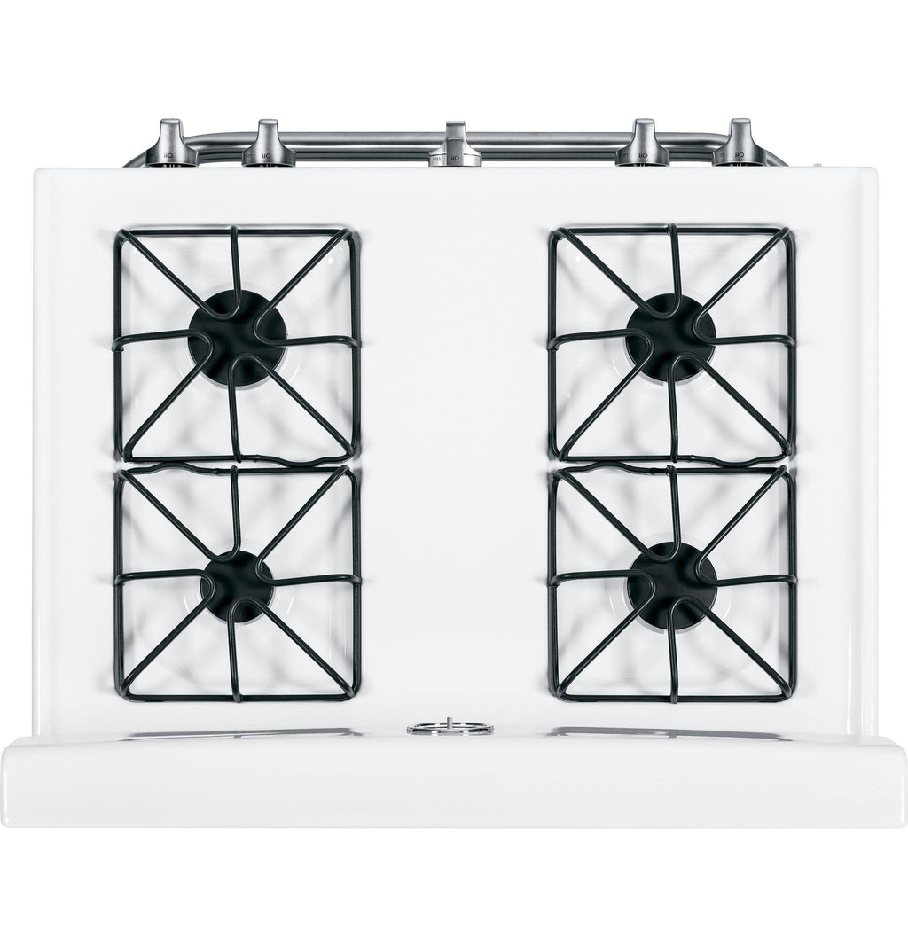 White Freestanding Gas Range with Broiler Drawer P228185