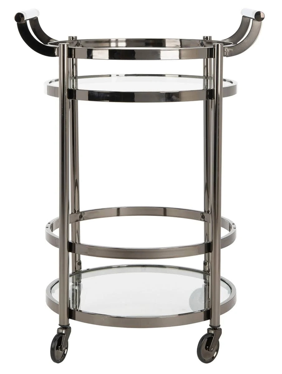 2 Tier Round Bar Cart J77318