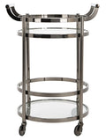2 Tier Round Bar Cart J77318