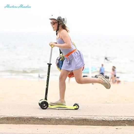 Neon Yellow Kick Scooter with T-Bar Z2101
