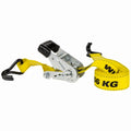Yellow Ratchet Tie Down Strap, 15' L D37453
