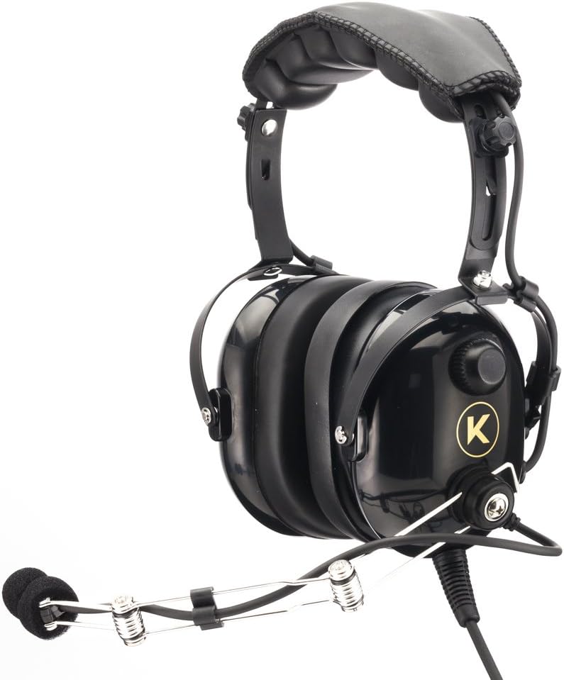 Pilot Aviation Headset with Carrying Case F874
