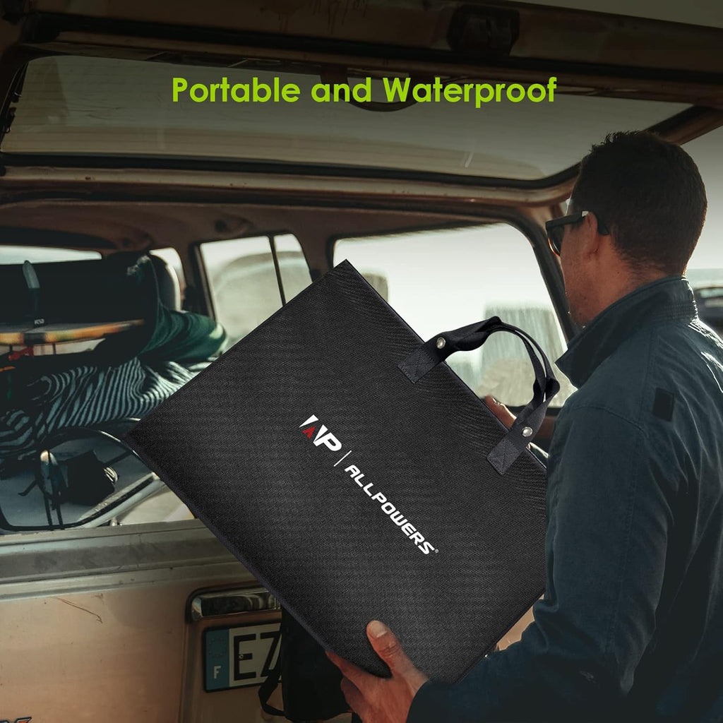 100W Foldable Solar Panel with MC4 Ports T486
