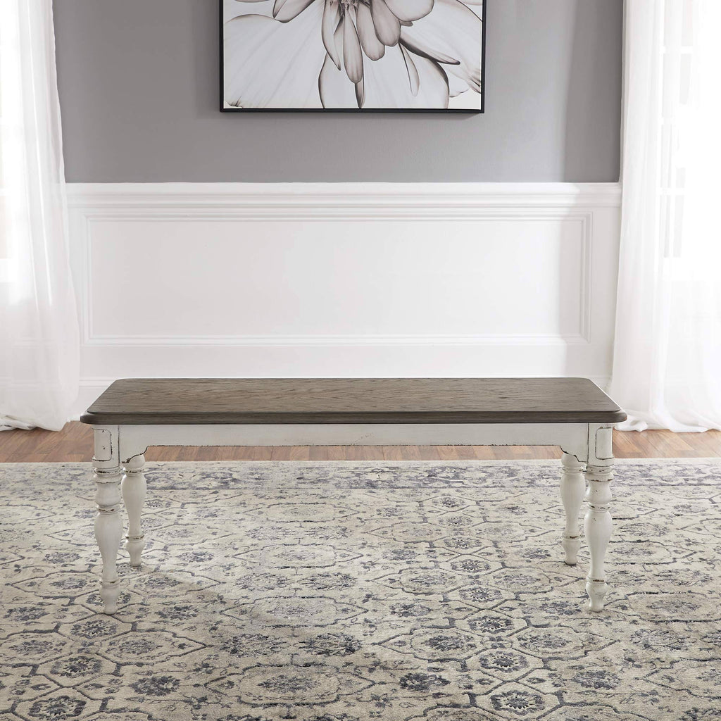 White Dining Bench V91476