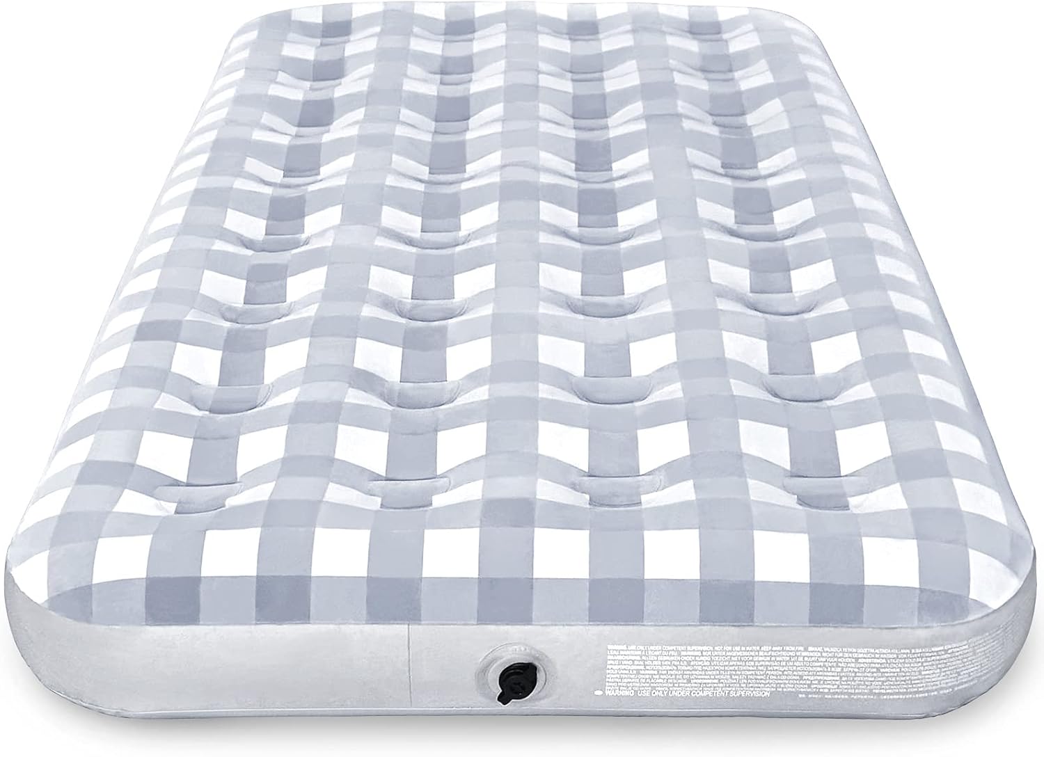 Queen Air Mattress with Flocked Top Waterproof Cover Repair Kit B608916