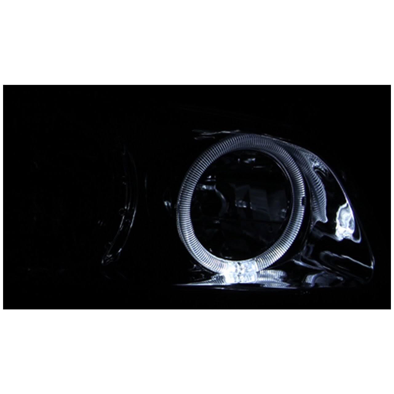 Black Halo Crystal Headlights for 2000-2001 Toyota Camry V4328