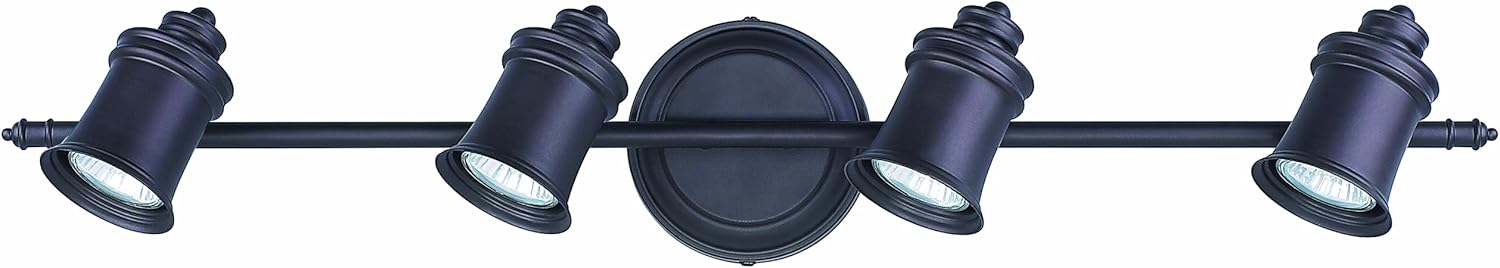 3-Bulb Wall Mount Track Light, Oil Rubbed Bronze, Pack of 2 V247955