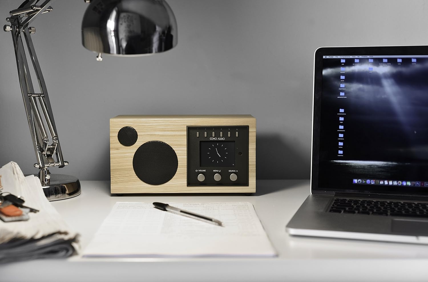 Wireless Speaker with Hand-Crafted Veneer Cabinets G22664
