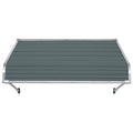 72-in Wide x 54-in Projection Slate Blue Solid Fixed Door Awning X798
