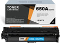 Compatible 650A CE271A Remanufactured Toner Cartridge for HP CP5525 M750 Printer (1 Pack, Cyan) H44079