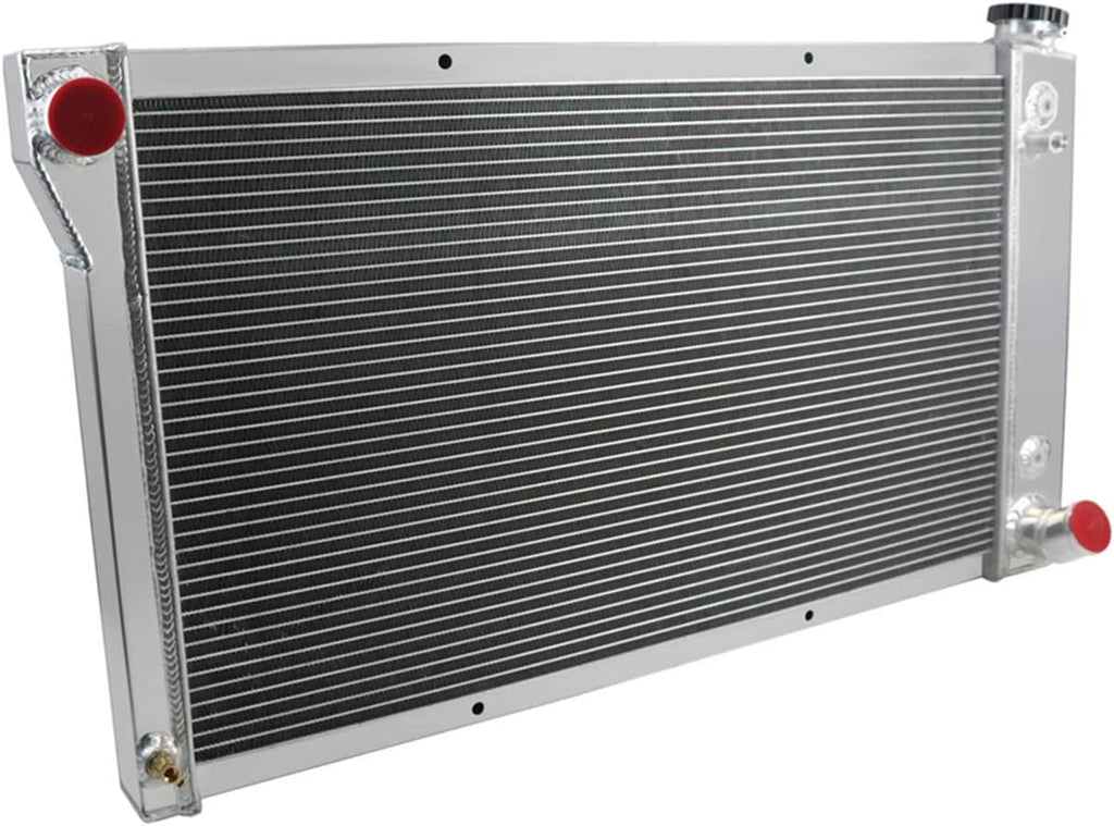 4 Row Aluminum Radiator with 2 x 12" Fan and Shroud M93629