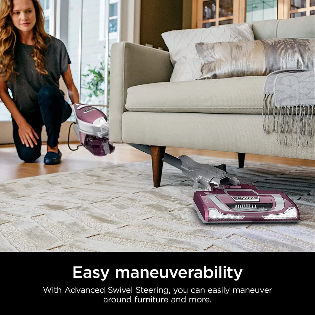 Corded Stick Vacuum with LED Headlights, XL Dust Cup, Pet Attachments D78676