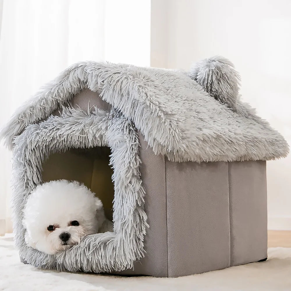 Washable Pet Bed with Cave B63648