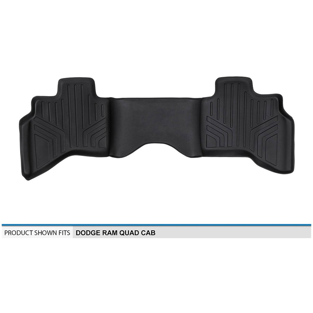 Black Second Row Floor Mats Liner V40496